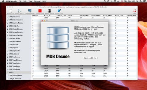 Mdb decode mac mdb decode for mac